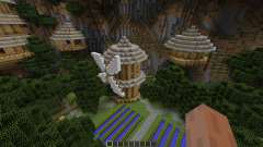 Mountain Sky Village Map для Minecraft