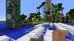 Dead town with parkour zones для Minecraft