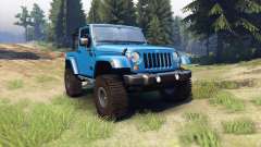 Jeep Wrangler blue для Spin Tires