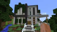 Modern Cliffside House для Minecraft