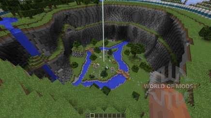 Big Closed Arena in a Dome with souterrains для Minecraft