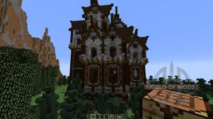 Slenders Mansions A Gothic Style Build для Minecraft