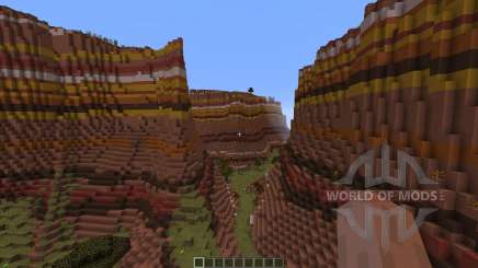 Mesa Savannah Canyons для Minecraft