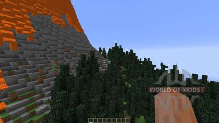 The Erupting Volcano Survival Map для Minecraft