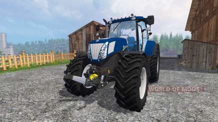 New Holland T7.270 blue power v1.1 для Farming Simulator 2015