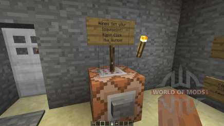 Command Block Minecart Station для Minecraft