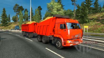 Камаз тандем для Euro Truck Simulator 2