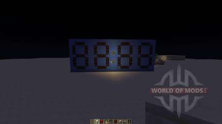 12 hour digital clock для Minecraft