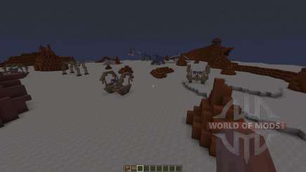 Star Wars Geonosis map для Minecraft