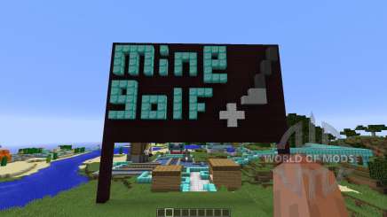 MINEGOLF Crazy Golf Putting Challenge для Minecraft