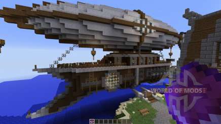 Steampunk Airship Of Thernop для Minecraft