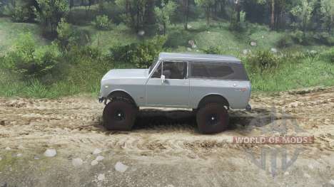 International Scout II 1977 [agent silver] для Spin Tires