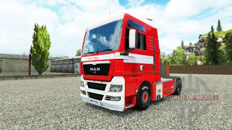 Скин Max Goll на тягач MAN для Euro Truck Simulator 2