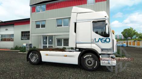 Скин LASO на тягач Renault для Euro Truck Simulator 2