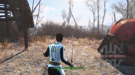 Белый комбинезон Убежища 111 для Fallout 4