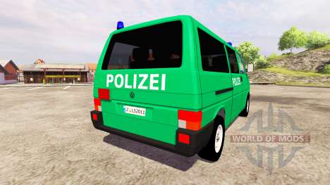 Volkswagen Transporter T4 Police для Farming Simulator 2013