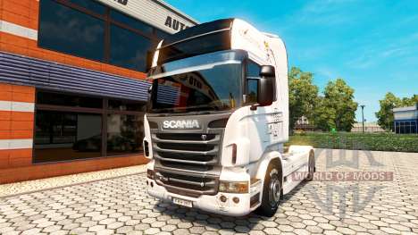 Скин Vabis Trans Group на тягач Scania для Euro Truck Simulator 2