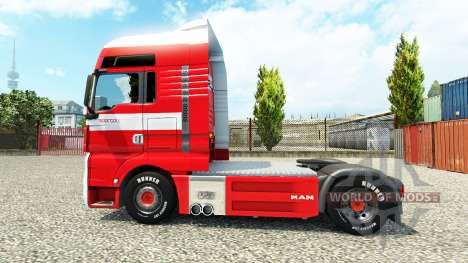 Скин Max Goll на тягач MAN для Euro Truck Simulator 2