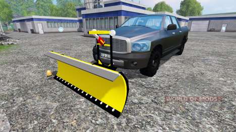 Dodge Pickup [snowplow] v2.1 для Farming Simulator 2015