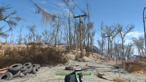 Lowered Weapons для Fallout 4