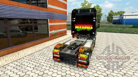 Скин Reggae на тягач Scania для Euro Truck Simulator 2