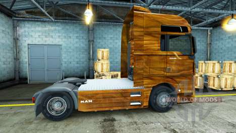 Скин Olive Wood на тягач MAN для Euro Truck Simulator 2