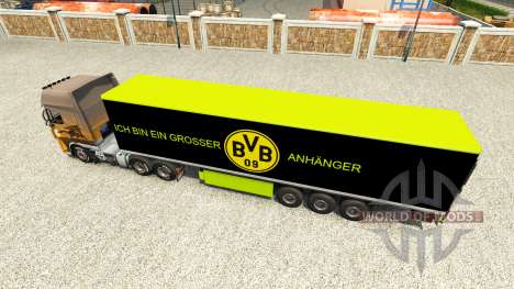Скин BVB на полуприцеп для Euro Truck Simulator 2