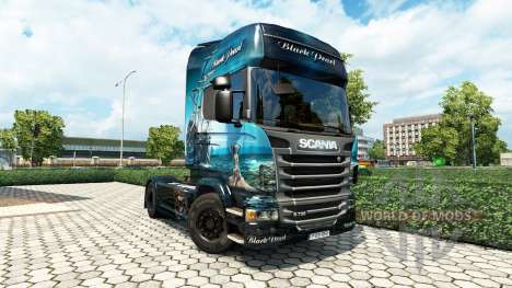 Скин Black Pearl на тягач Scania для Euro Truck Simulator 2