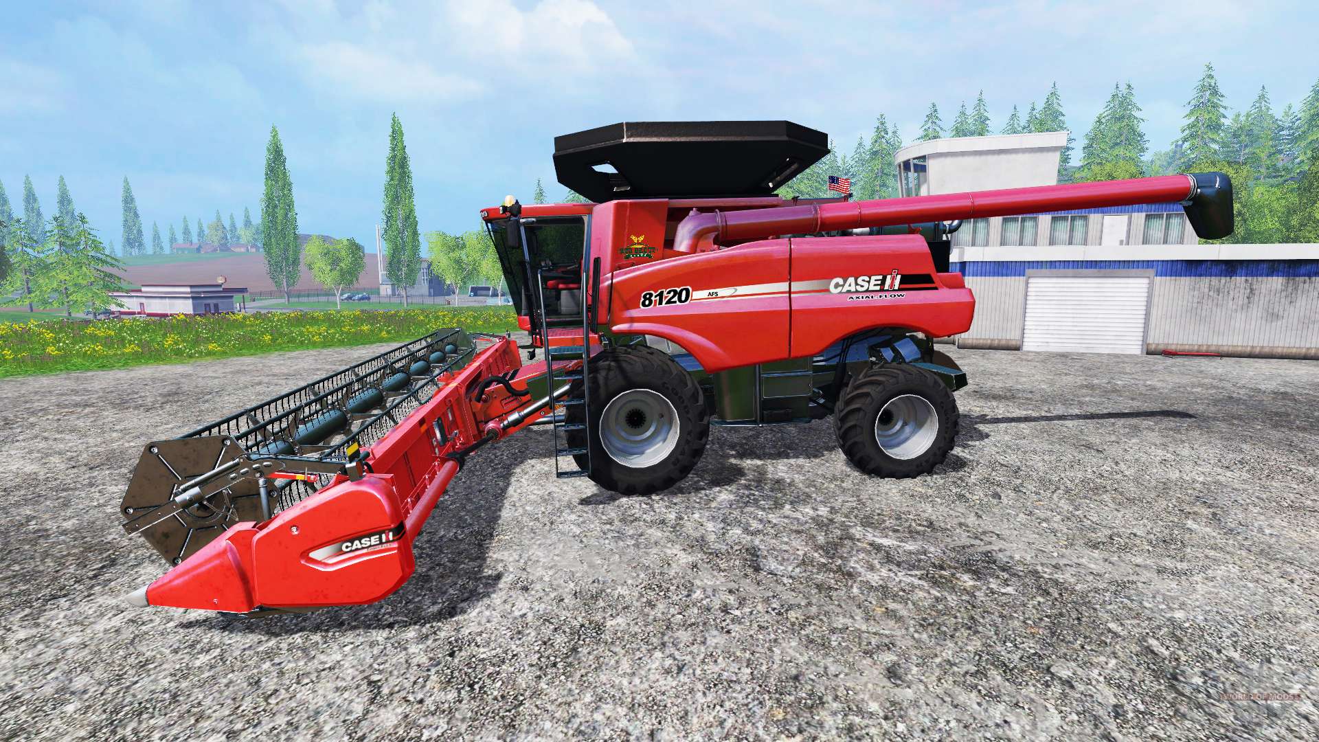 Зерноуборочный комбайн Case IH Axial Flow 8120 для Farming Simulator 15. 