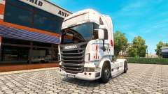 Скин Assassins Creed на тягач Scania для Euro Truck Simulator 2