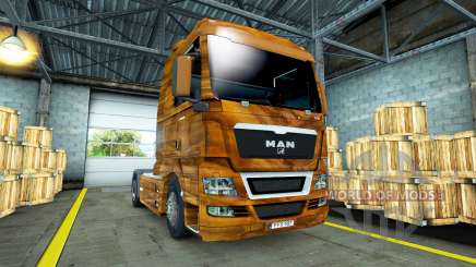 Скин Olive Wood на тягач MAN для Euro Truck Simulator 2