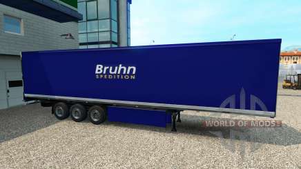 Скин Bruhn на полуприцеп для Euro Truck Simulator 2