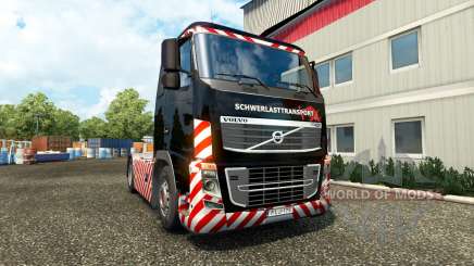 Скин Schwerlasttransport на тягач Volvo для Euro Truck Simulator 2