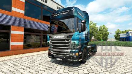 Скин Black Pearl на тягач Scania для Euro Truck Simulator 2