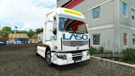 Скин LASO на тягач Renault для Euro Truck Simulator 2