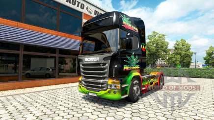 Скин Reggae на тягач Scania для Euro Truck Simulator 2