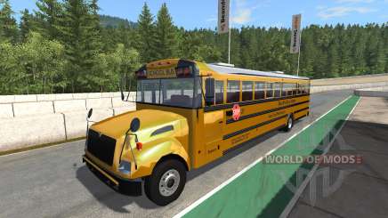Blue Bird American School Bus v2.1 для BeamNG Drive