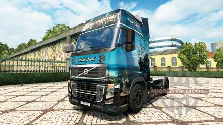 Скин Black Pearl на тягач Volvo для Euro Truck Simulator 2