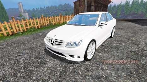 Mercedes-Benz C350 CDI для Farming Simulator 2015