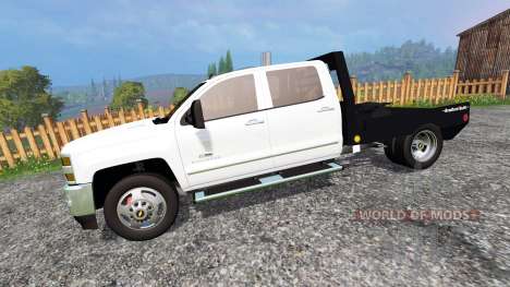 Chevrolet Silverado 3500 [flatbed] для Farming Simulator 2015