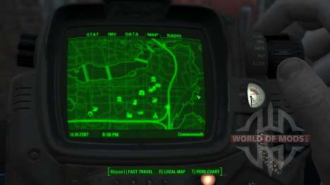 Immersive Map 4k - BLUEPRINT - Big Squares для Fallout 4