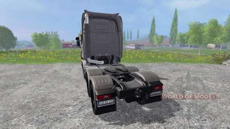 Scania R730 [Silver] v3.0 для Farming Simulator 2015