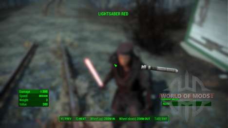 Световые мечи из Звёздных Войн для Fallout 4