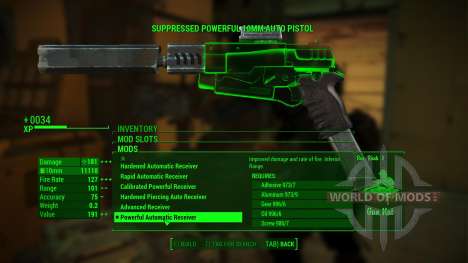 Overpowered Weapon mods для Fallout 4