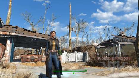 The Bad-Ass Vault Dweller Long Coat для Fallout 4