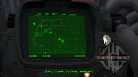 Immersive Map 4k - BLUEPRINT - Full Squares для Fallout 4
