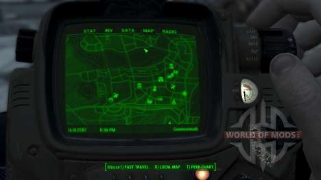 Immersive Map 4k - TERRAIN - No Squares для Fallout 4