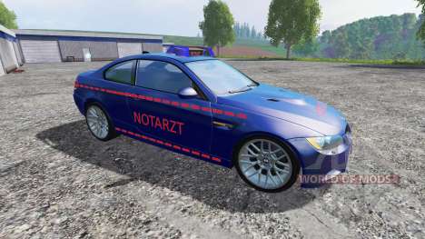 BMW M3 (E92) Notartzt v1.2 для Farming Simulator 2015