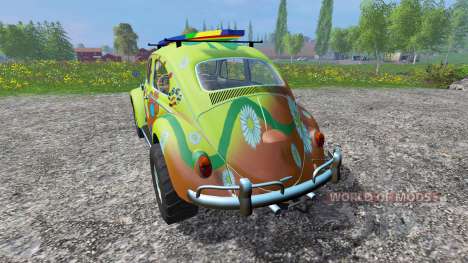 Volkswagen Beetle 1966 [peace and love] для Farming Simulator 2015