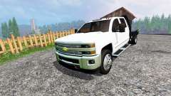 Chevrolet Silverado 3500 [flatbed] для Farming Simulator 2015